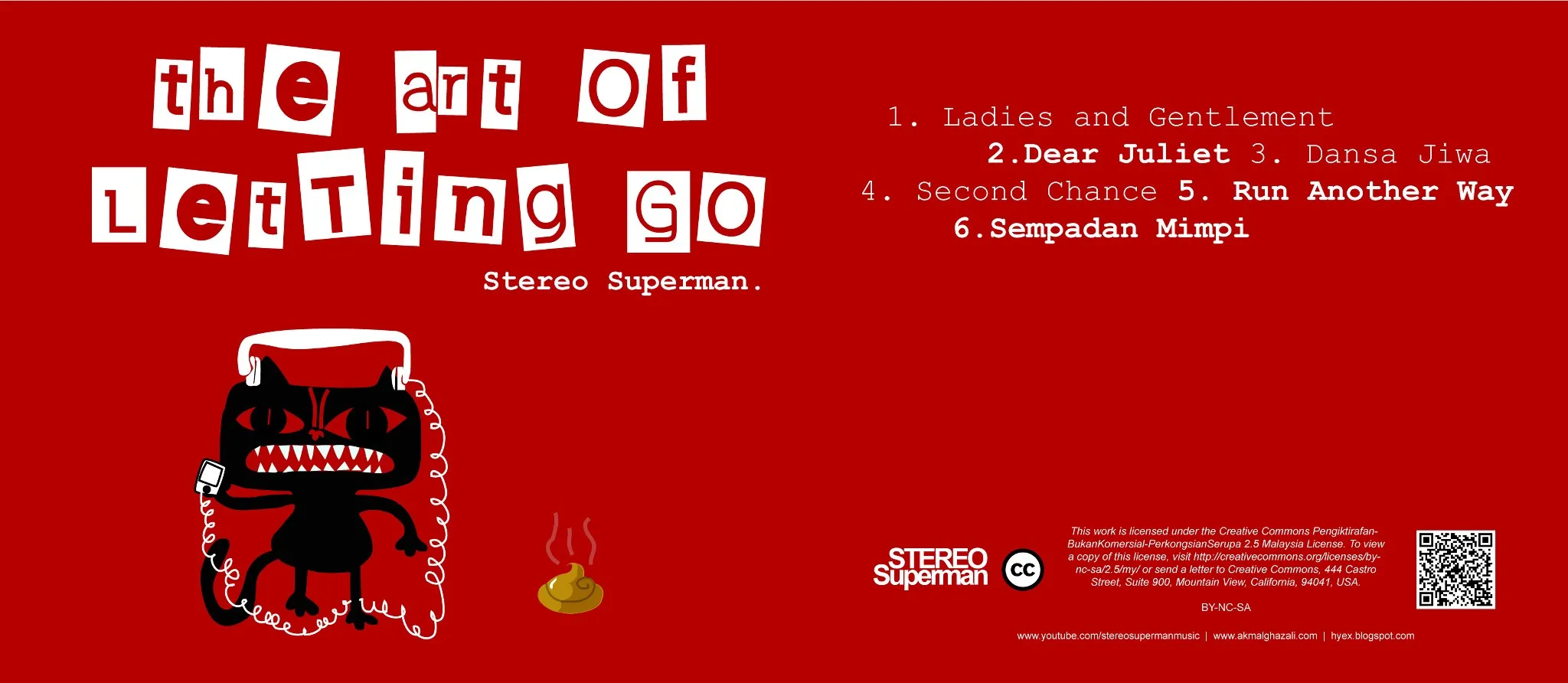 The Art of Letting Go CD Layout